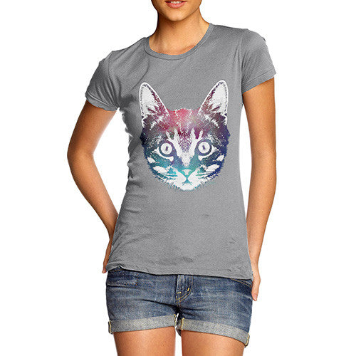 Women's Jinks Galatic Cat Face T-Shirt