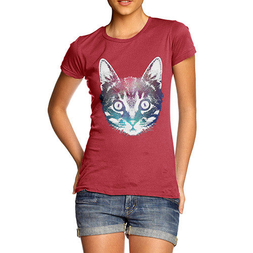 Women's Jinks Galatic Cat Face T-Shirt