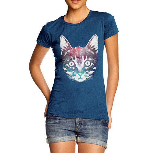 Women's Jinks Galatic Cat Face T-Shirt