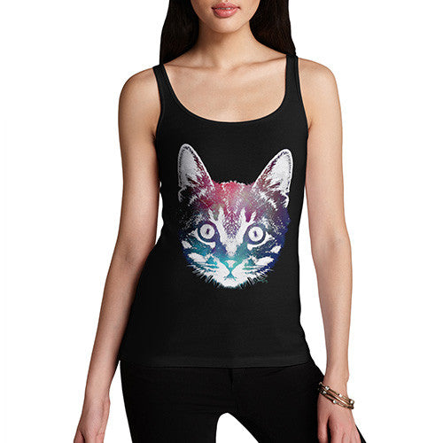 Women's Jinks Galatic Cat Face Tank Top