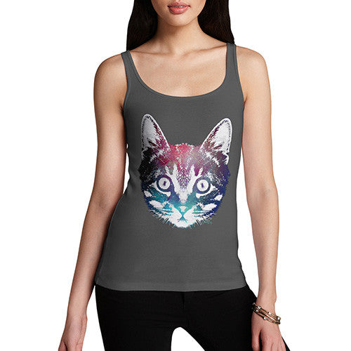 Women's Jinks Galatic Cat Face Tank Top