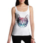 Women's Jinks Galatic Cat Face Tank Top