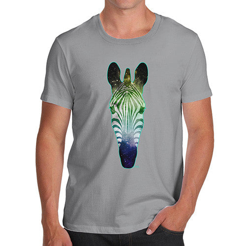 Men's Galaxy Zebra Head T-Shirt