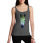 Women's Galaxy Zebra Head Tank Top