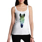 Women's Galaxy Zebra Head Tank Top