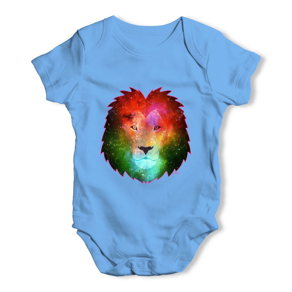 Galaxy Lion Head Baby Grow Bodysuit