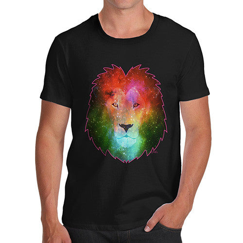 Men's Galaxy Lion Head T-Shirt