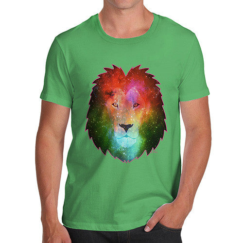 Men's Galaxy Lion Head T-Shirt