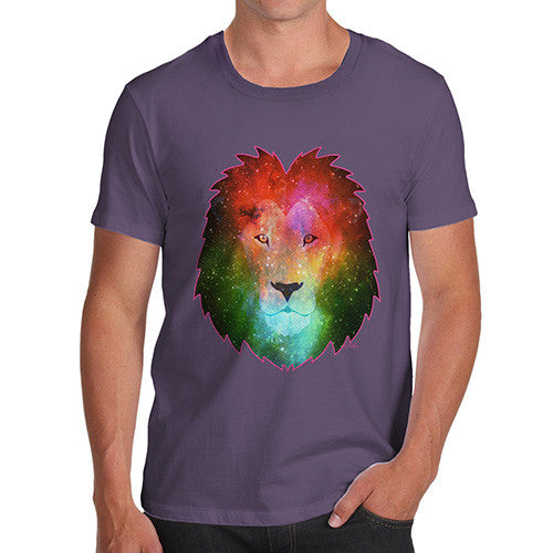 Men's Galaxy Lion Head T-Shirt