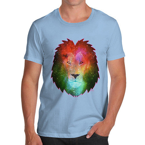 Men's Galaxy Lion Head T-Shirt