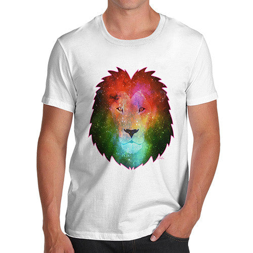 Men's Galaxy Lion Head T-Shirt