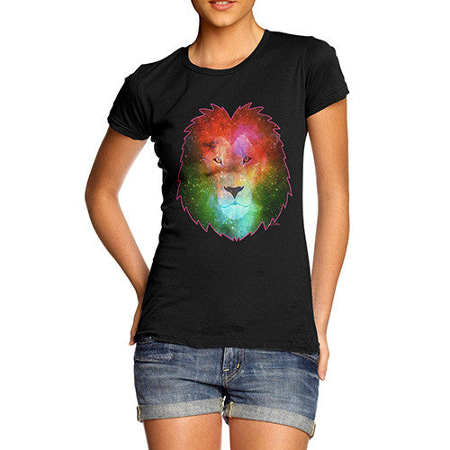 Women's Galaxy Lion Head T-Shirt