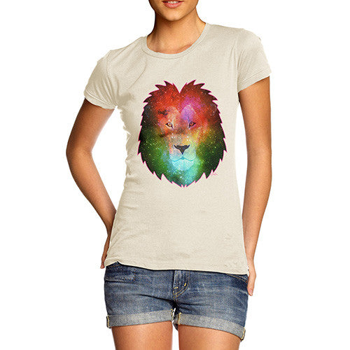 Women's Galaxy Lion Head T-Shirt