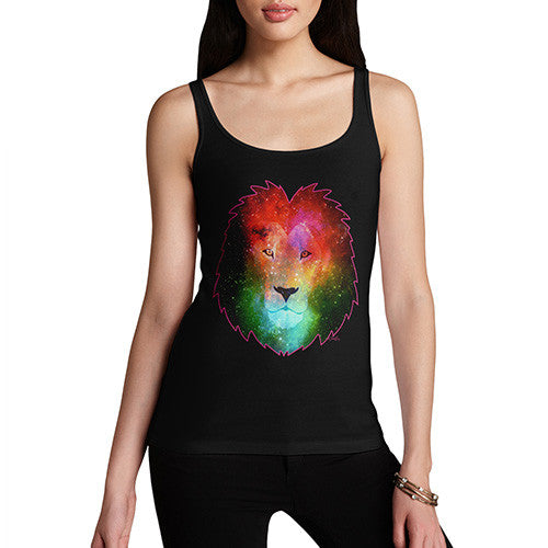 Women's Galaxy Lion Head Tank Top