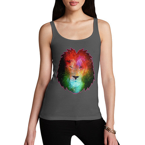 Women's Galaxy Lion Head Tank Top