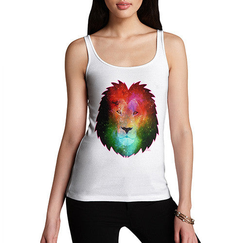 Women's Galaxy Lion Head Tank Top