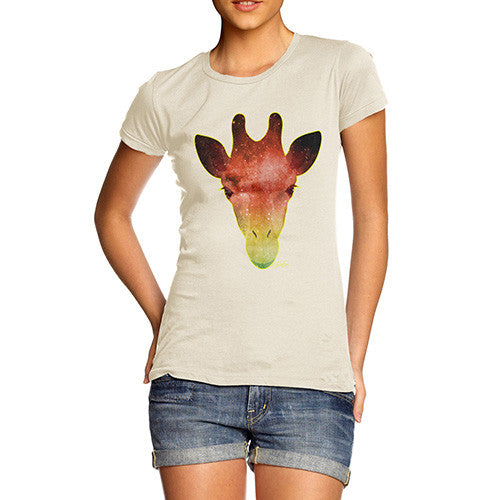 Women's Giraffe Galaxy T-Shirt