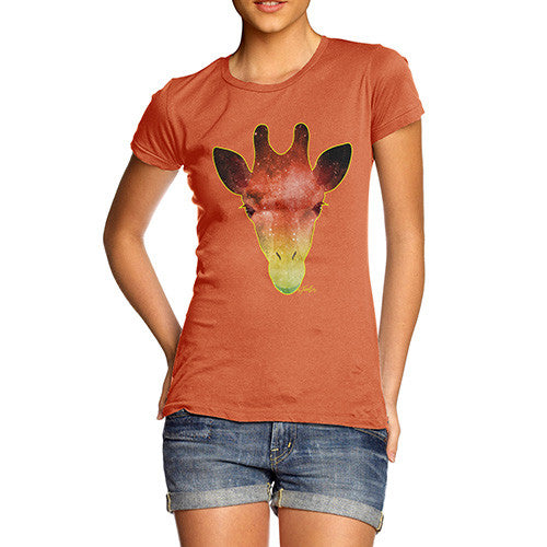 Women's Giraffe Galaxy T-Shirt