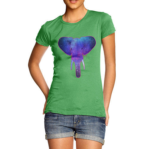 Women's Elephant Galaxy T-Shirt