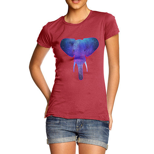 Women's Elephant Galaxy T-Shirt