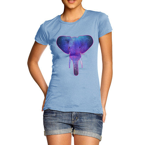 Women's Elephant Galaxy T-Shirt