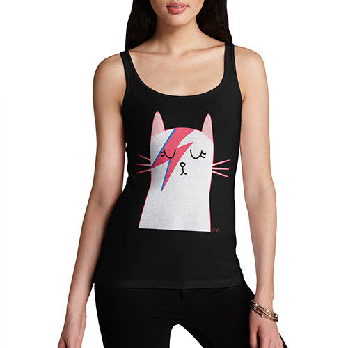 Women's Rock and Roll Cat Tank Top