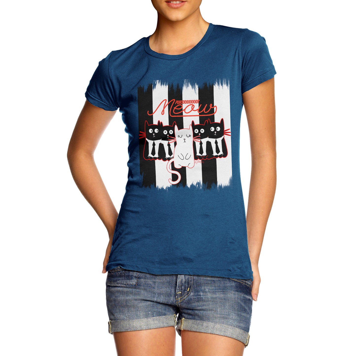 Women's Parallel Cats T-Shirt