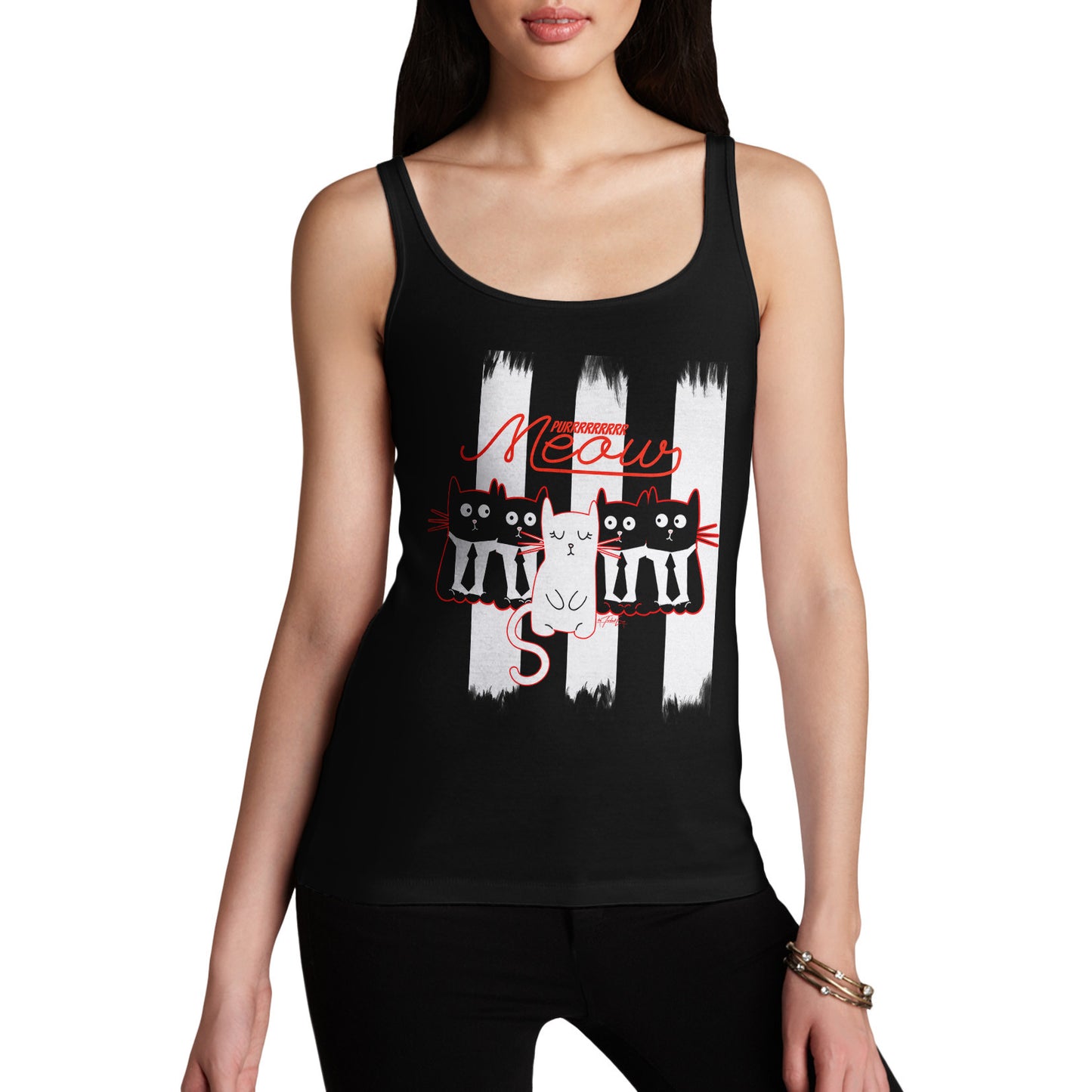 Women's Parallel Cats Tank Top