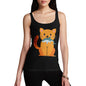 Women's Cartoon Cat Shark Tank Top