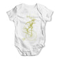 Reindeer On Penny Farthing Baby Grow Bodysuit