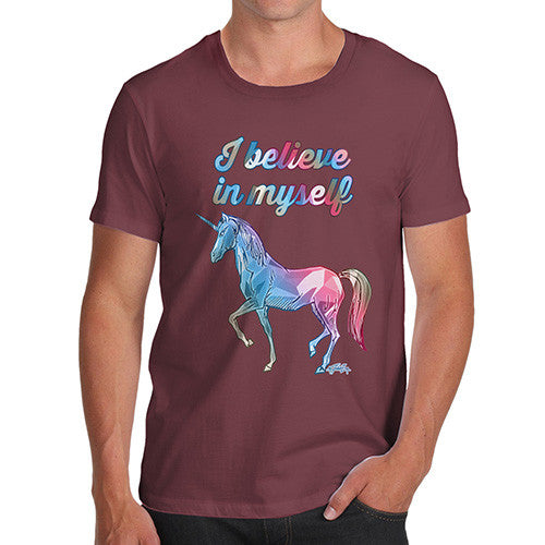 Men's Unicorn I Believe In Myself T-Shirt