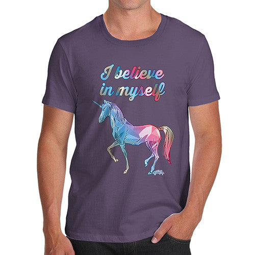 Men's Unicorn I Believe In Myself T-Shirt