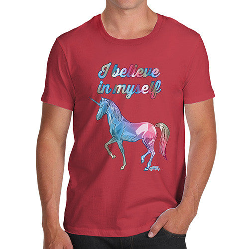 Men's Unicorn I Believe In Myself T-Shirt