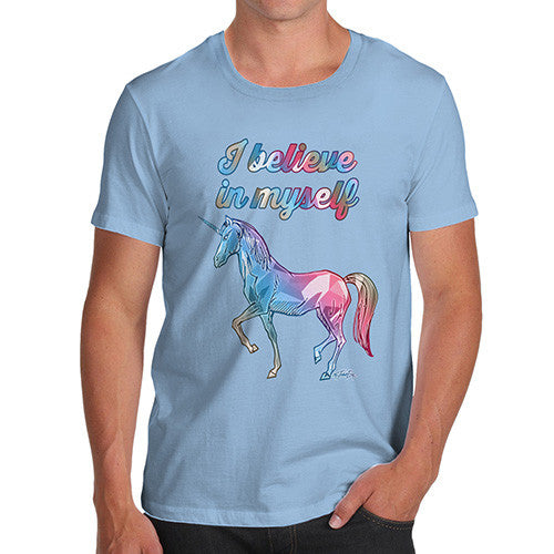 Men's Unicorn I Believe In Myself T-Shirt