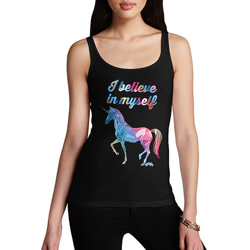 Women's Unicorn I Believe In Myself Tank Top