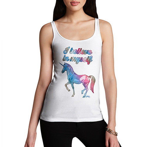 Women's Unicorn I Believe In Myself Tank Top