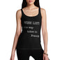 Women's Wish List One Way Ticket To France Tank Top