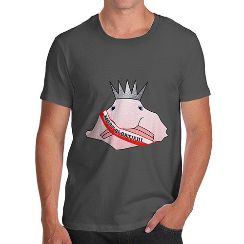 Men's Funny Blowfish Beauty Content T-Shirt