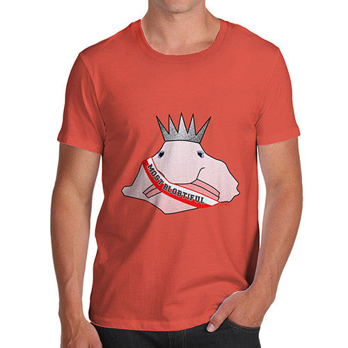 Men's Funny Blowfish Beauty Content T-Shirt