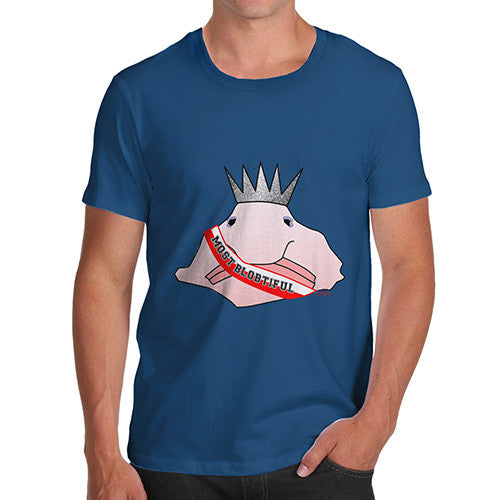 Men's Funny Blowfish Beauty Content T-Shirt