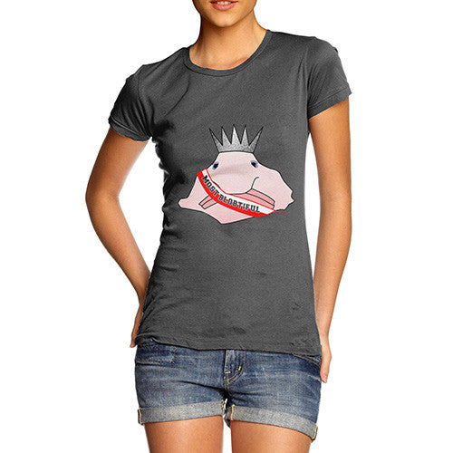 Women's Funny Blowfish Beauty Content T-Shirt