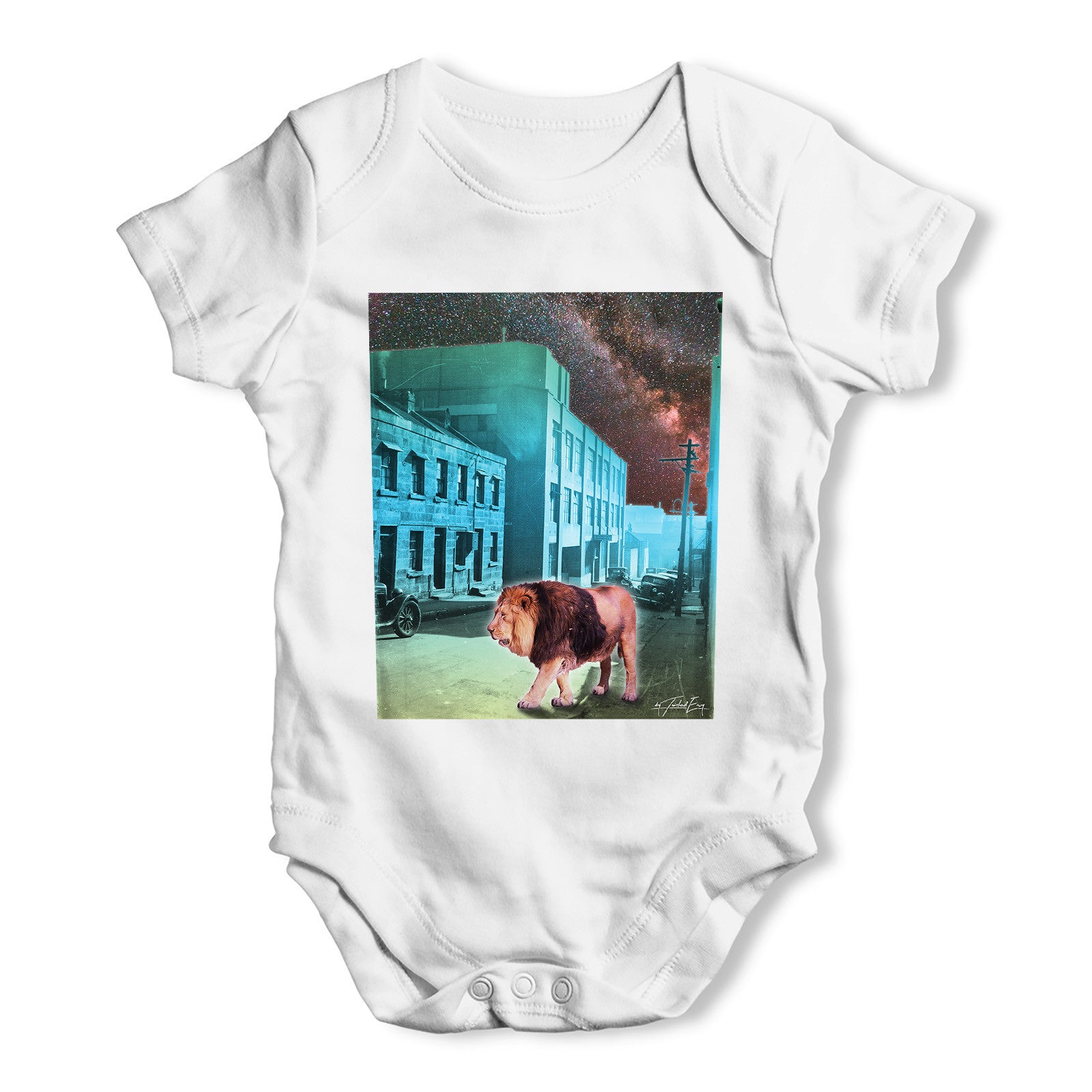 The Kingdom of the Lion Baby Grow Bodysuit