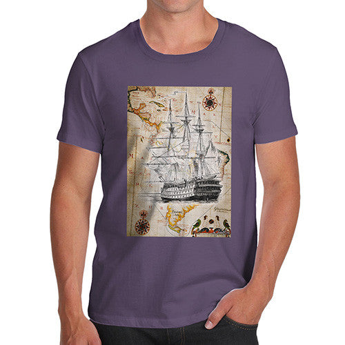 Men's Treasure Map T-Shirt