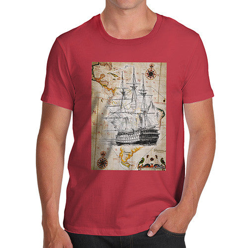 Men's Treasure Map T-Shirt