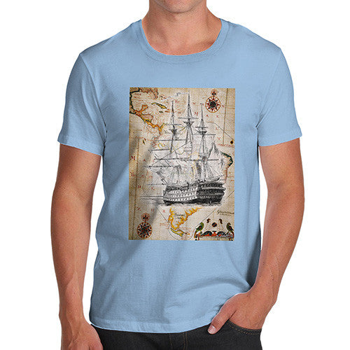 Men's Treasure Map T-Shirt