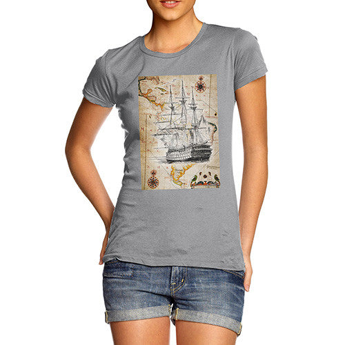 Women's Treasure Map T-Shirt