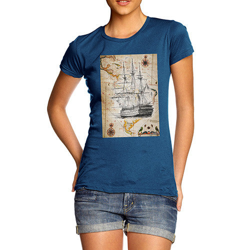 Women's Treasure Map T-Shirt