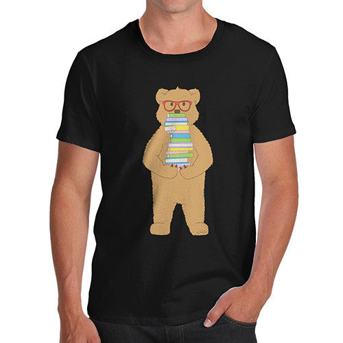 Men's Book Stack Teddy T-Shirt