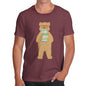 Men's Book Stack Teddy T-Shirt