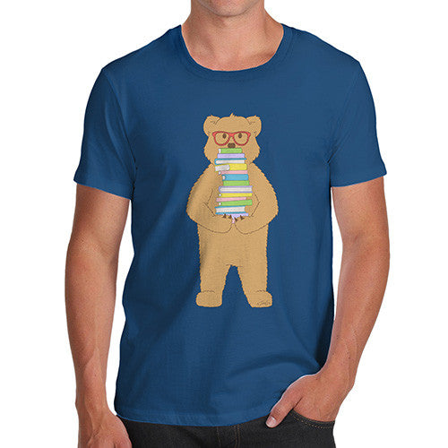 Men's Book Stack Teddy T-Shirt